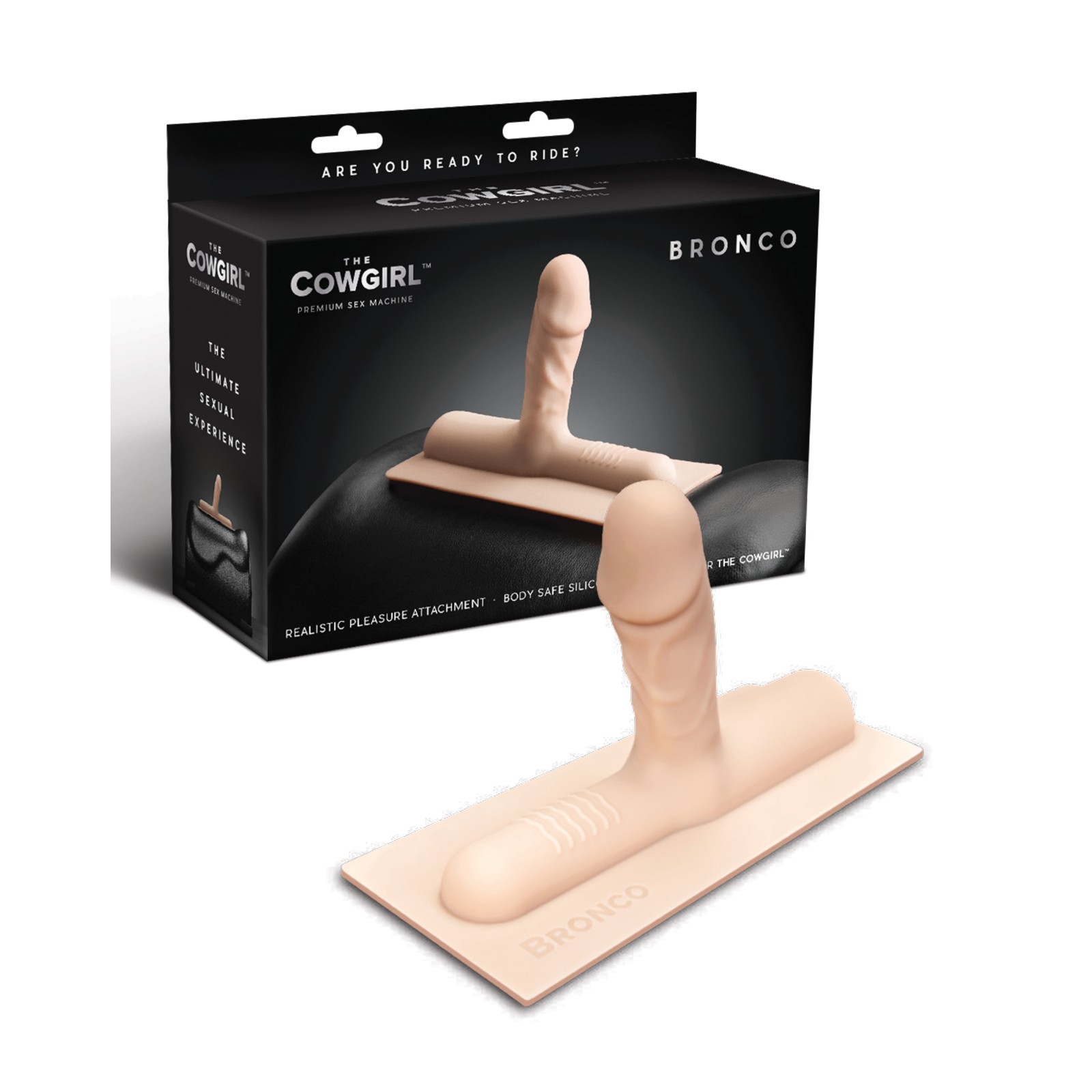 Cowgirl Bronco Silicone Attachment Vanilla