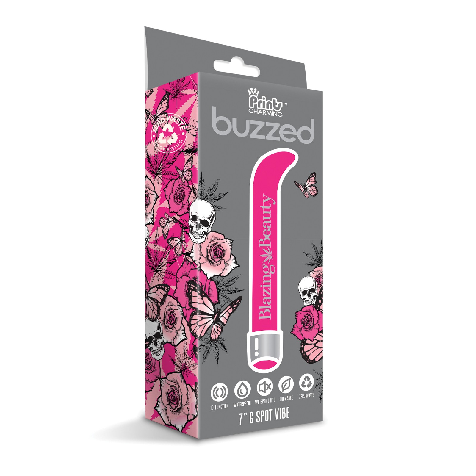 Vibrador Buzzed para el Punto G - Rosa Brillante