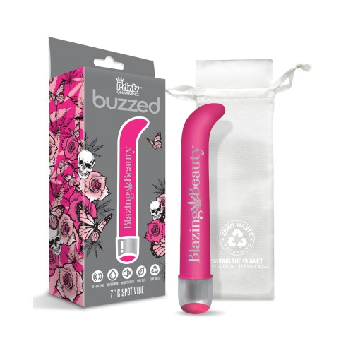 Vibrador Buzzed para el Punto G - Rosa Brillante