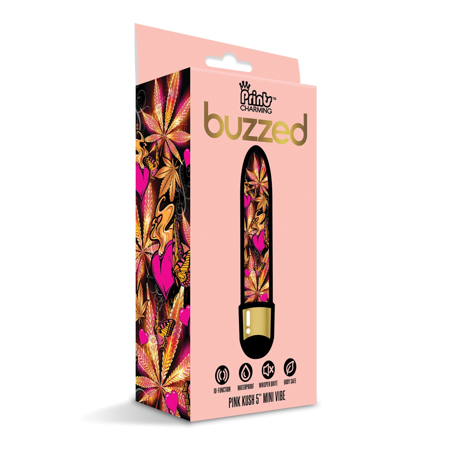 Mini Vibrador Buzzed de 5 Pulgadas - Pink Kush