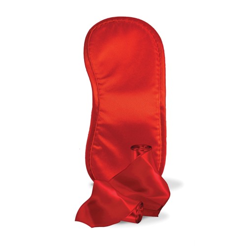 Pleasure Package Safe Word Satin Blind Fold and Sashes - Red