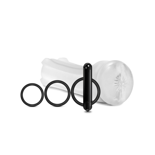 Kit MSTR B8 Bum Rush Vibrating Ass Pack Claro - Experiencia Única