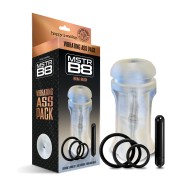 Kit MSTR B8 Bum Rush Vibrating Ass Pack Claro - Experiencia Única