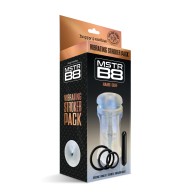 MSTR B8 Hand Cuff Vibrating Stroker Pack