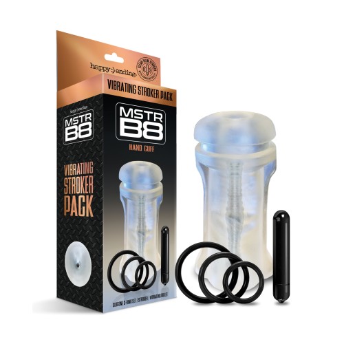 MSTR B8 Hand Cuff Vibrating Stroker Pack