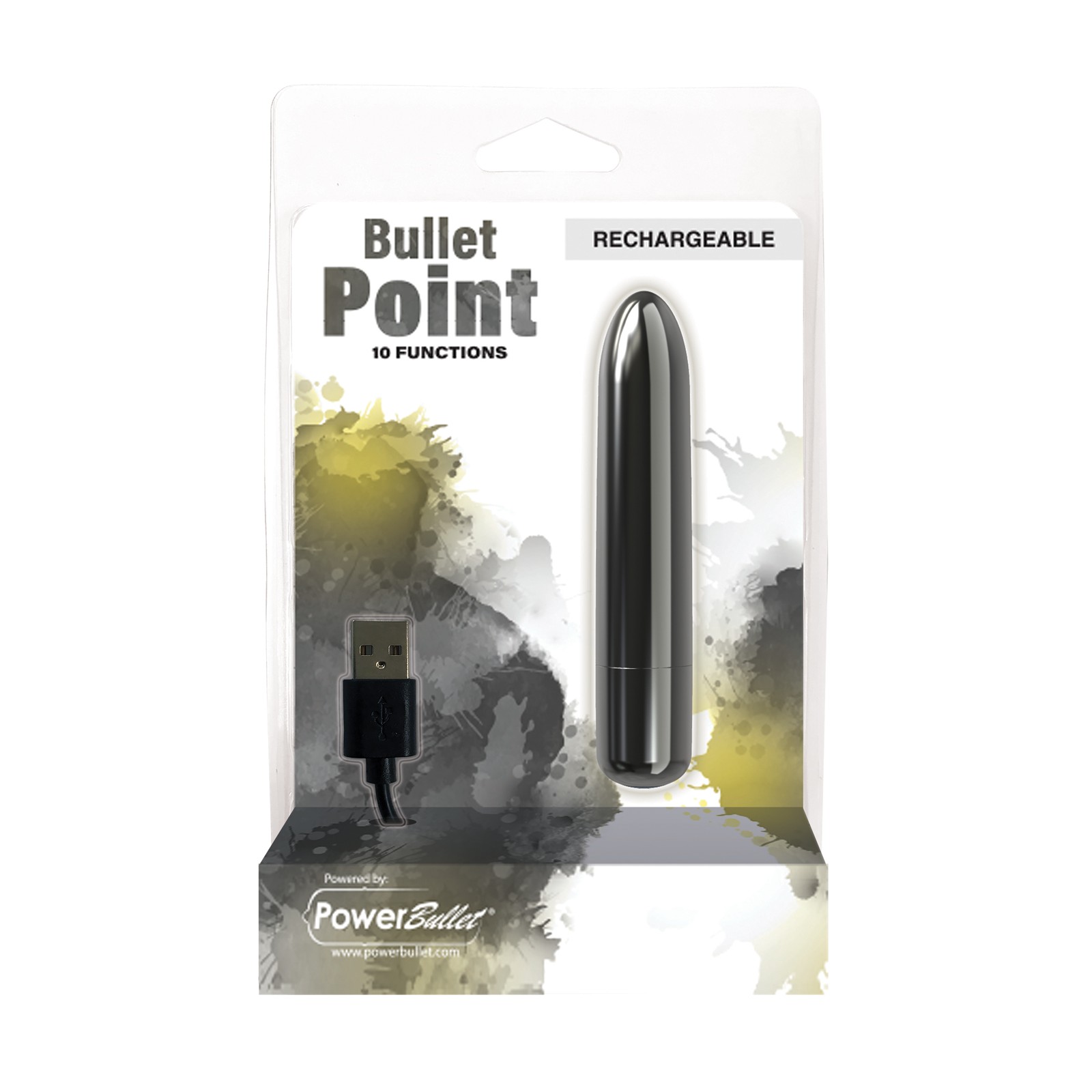 Bullet Point Rechargeable Bullet - 10 Functions for Targeted Pleasure