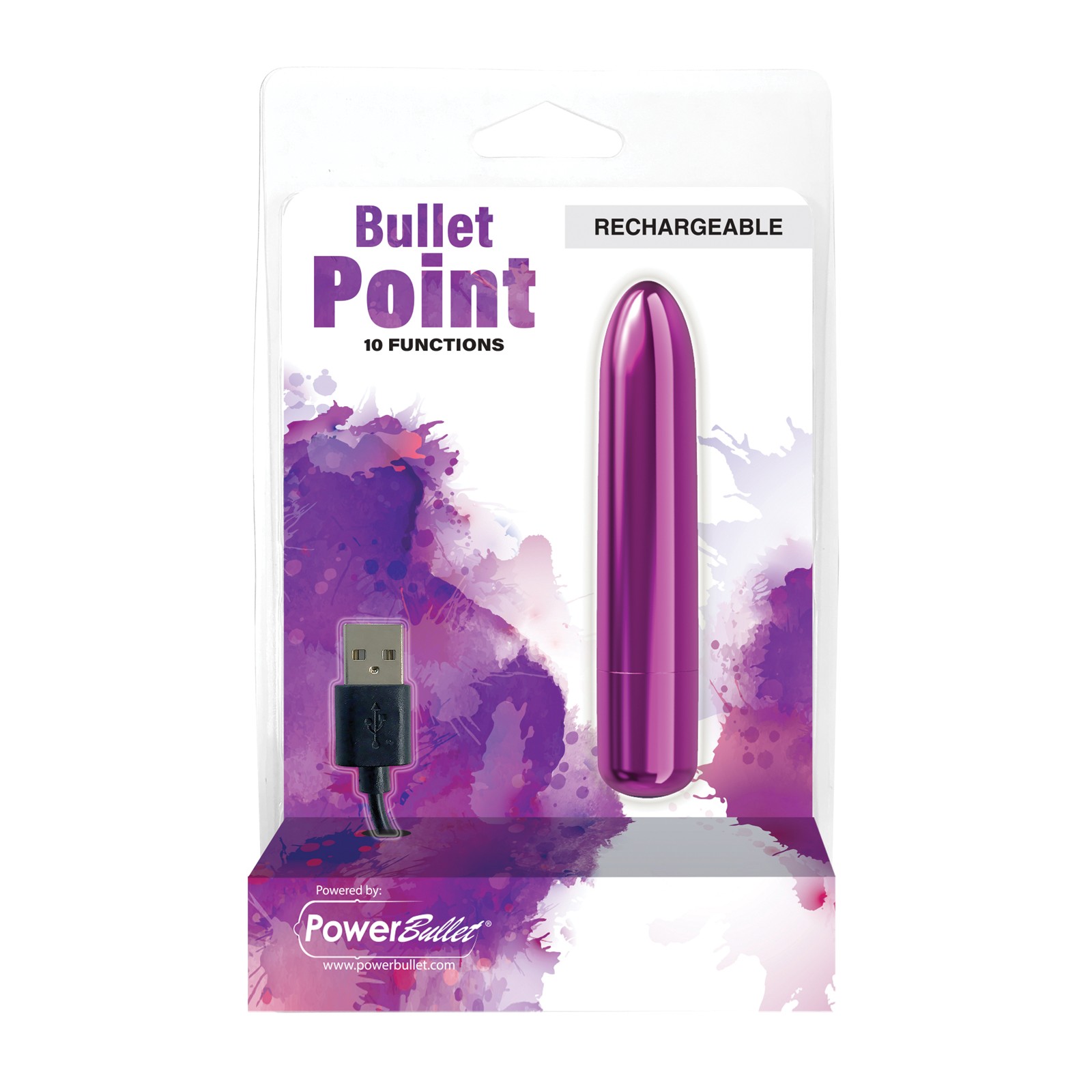 Bullet Point Rechargeable Bullet Vibrator