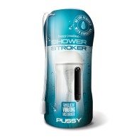 Shower Stroker Vibrating Pussy Clear