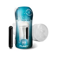 Shower Stroker Vibrating Pussy Clear