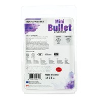 Mini Rechargeable Bullet 9 Functions Purple