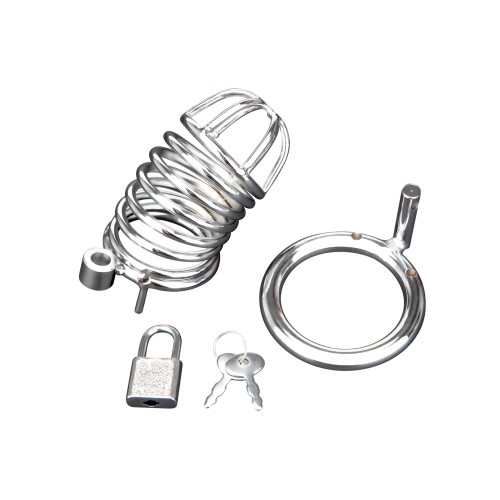 Blue Line Deluxe Chastity Cage for Ultimate Control