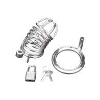 Blue Line Deluxe Chastity Cage for Ultimate Control