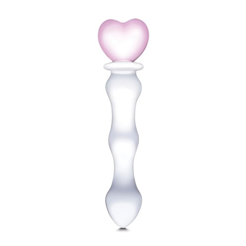 Dildo de Vidrio Sweetheart Rosa/Transparente