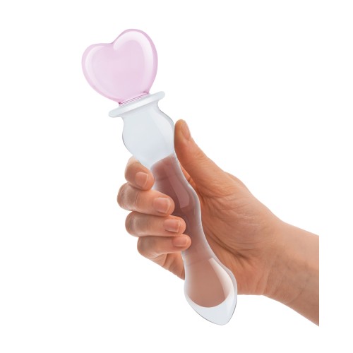 Dildo de Vidrio Sweetheart Rosa/Transparente