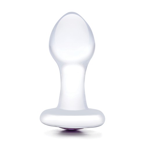 Glas Bling Bling Glass Butt Plug 3.5" - Stunning Pleasure