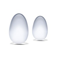 Glas Glass Yoni Eggs Set for Pelvic Strengthening