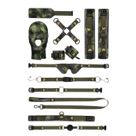 Kit de Bondage Ouch Área Militar para Aventuras BDSM Emocionantes