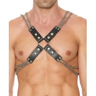 Shots Uomo Chain & Chain Harness - Black