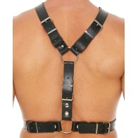 Shots Uomo Men's Harness with Metal Bit