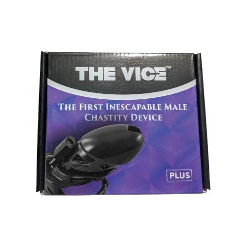 Cárcel de Castidad Masculina The Vice Plus en Negro