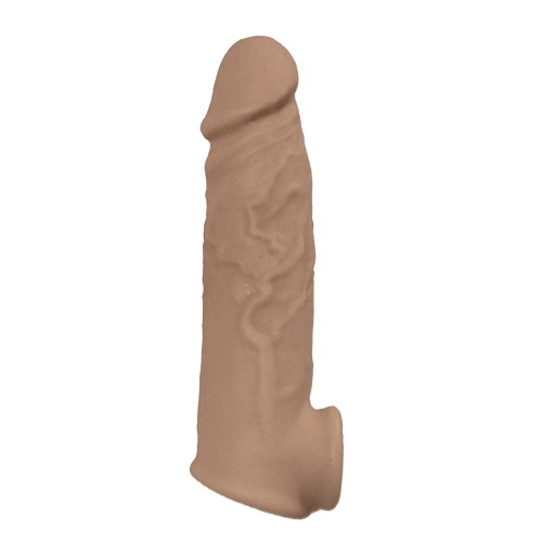 Extensor de Pene Vibrante Realskin Natural - Marrón