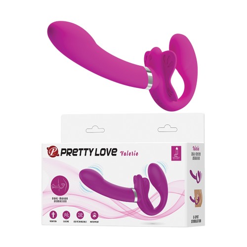 Strap-On Vibrador Sin Arnés Pretty Love Valerie