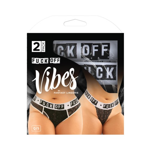 Vibes Buddy Lace Brief and Thong Set