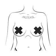 Pastease Reusable Liquid Cross Black - Sexy Accessories