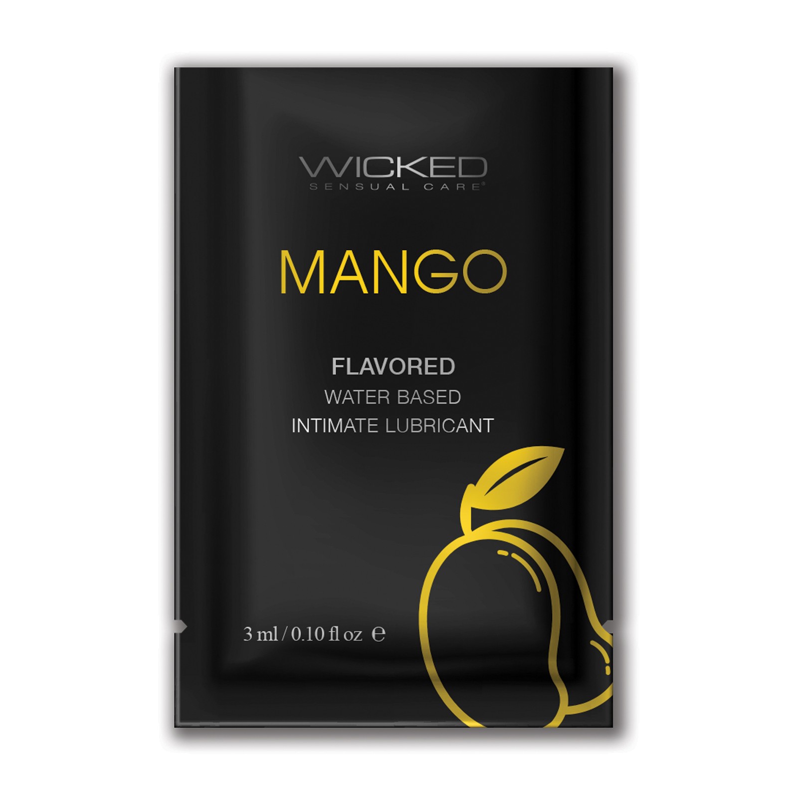 Lubricante a Base de Agua Wicked Sensual Care Mango 0.1 oz