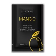 Lubricante a Base de Agua Wicked Sensual Care Mango 0.1 oz