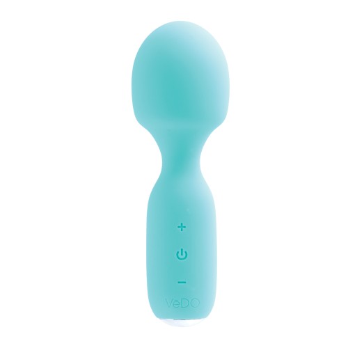 VeDO Wini Rechargeable Mini Wand Tease Me Turquoise