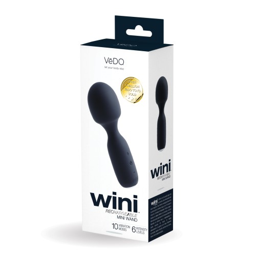 VeDO Wini Rechargeable Mini Wand Black