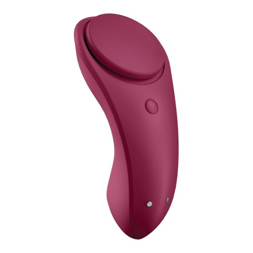 Vibrador de Panty Satisfyer Sexy Secret Vino Rojo