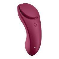 Vibrador de Panty Satisfyer Sexy Secret Vino Rojo