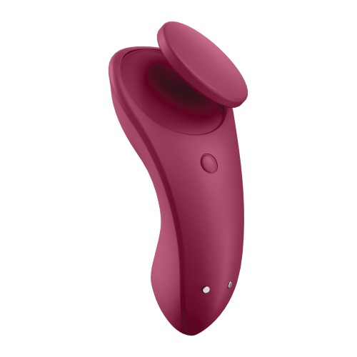 Vibrador de Panty Satisfyer Sexy Secret Vino Rojo