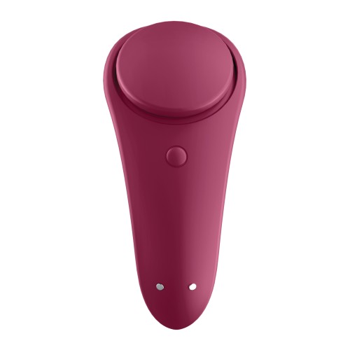 Satisfyer Sexy Secret Panty Vibrator Red Wine