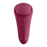 Vibrador de Panty Satisfyer Sexy Secret Vino Rojo