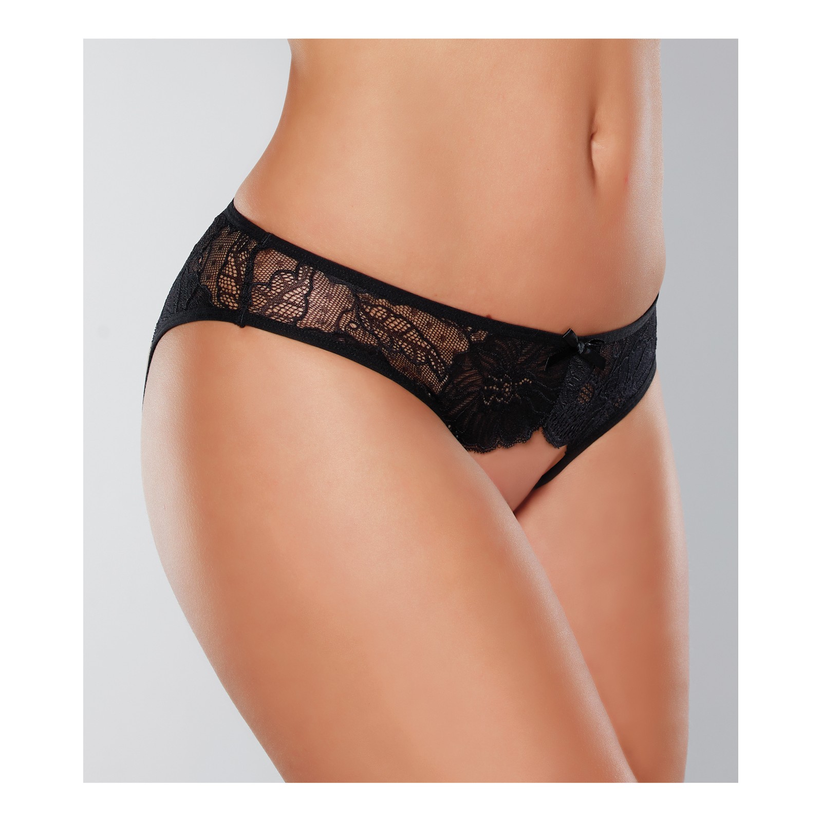 Adore Kiss Mesh & Lace Open Panty