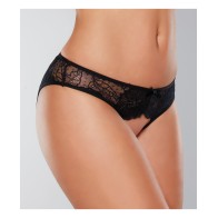 Adore Kiss Mesh & Lace Open Panty