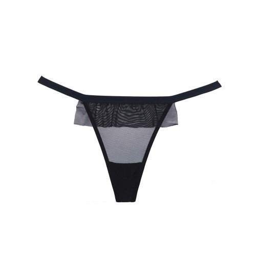 Panty Adore con Frente de Malla y Espalda Abierta - Lencería Elegante