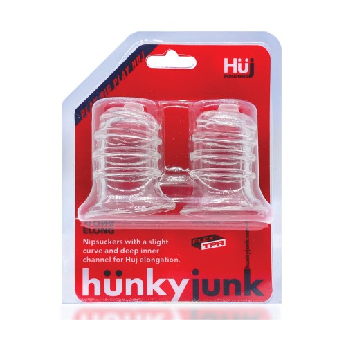 Hunky Junk Elong Nipsuckers with Powerful Suction