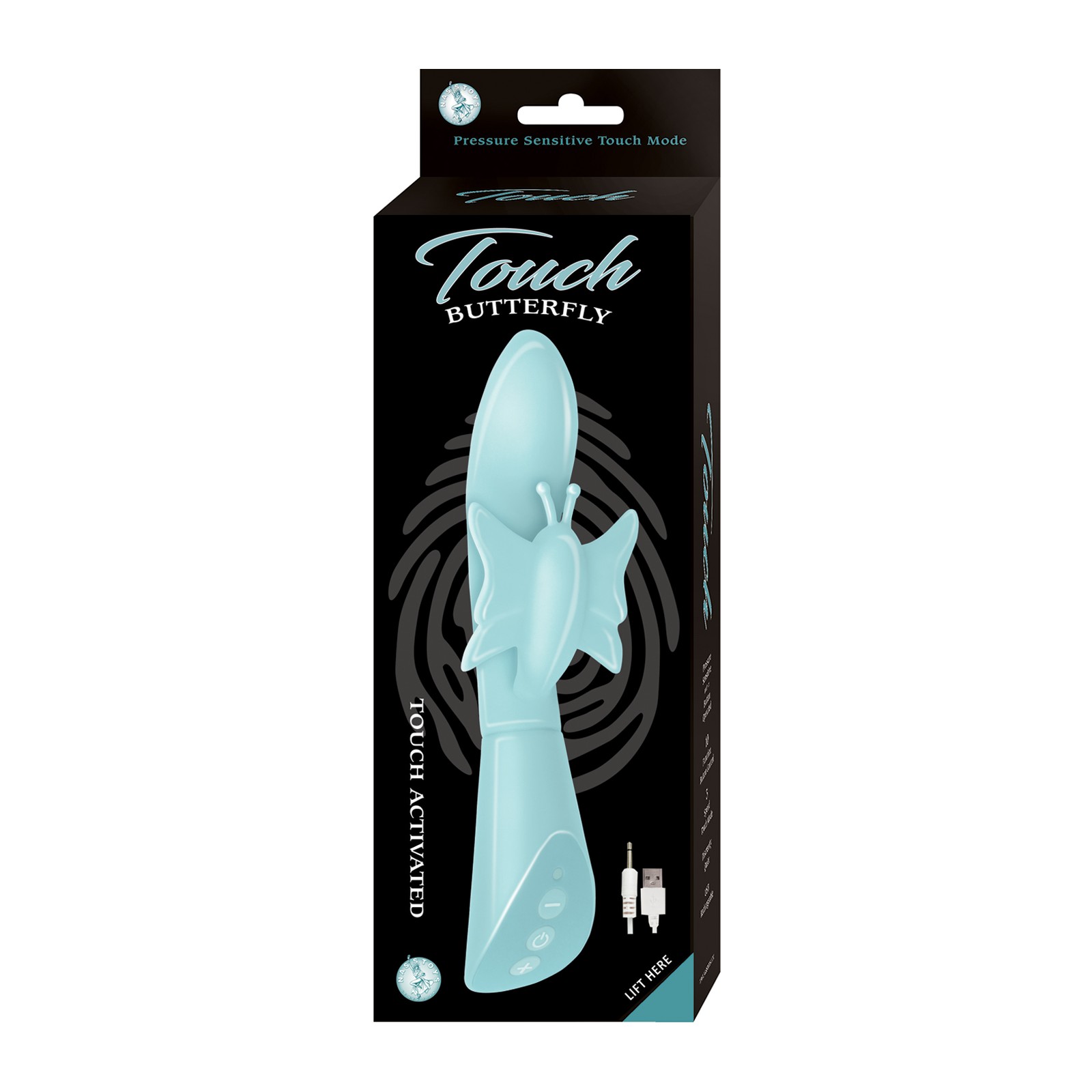 Masajista Mariposa Táctil Aqua para Placer Discreto