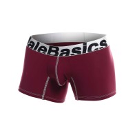 Male Basics Performance Boxer - Burgundy