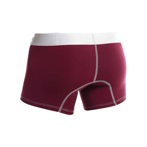 Male Basics Performance Boxer - Burgundy