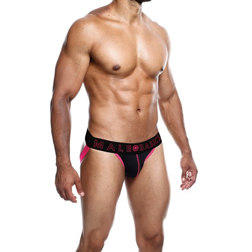 Male Basics Neon Jockstrap Coral