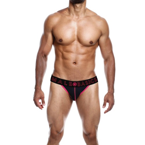 Male Basics Neon Jockstrap Coral