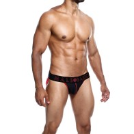 Male Basics Neon Jockstrap Red Large