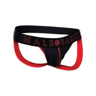 Male Basics Neon Jockstrap Red Large