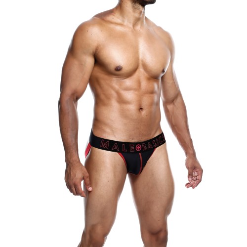 Male Basics Neon Jockstrap Red SM - Stylish Men's Underwear