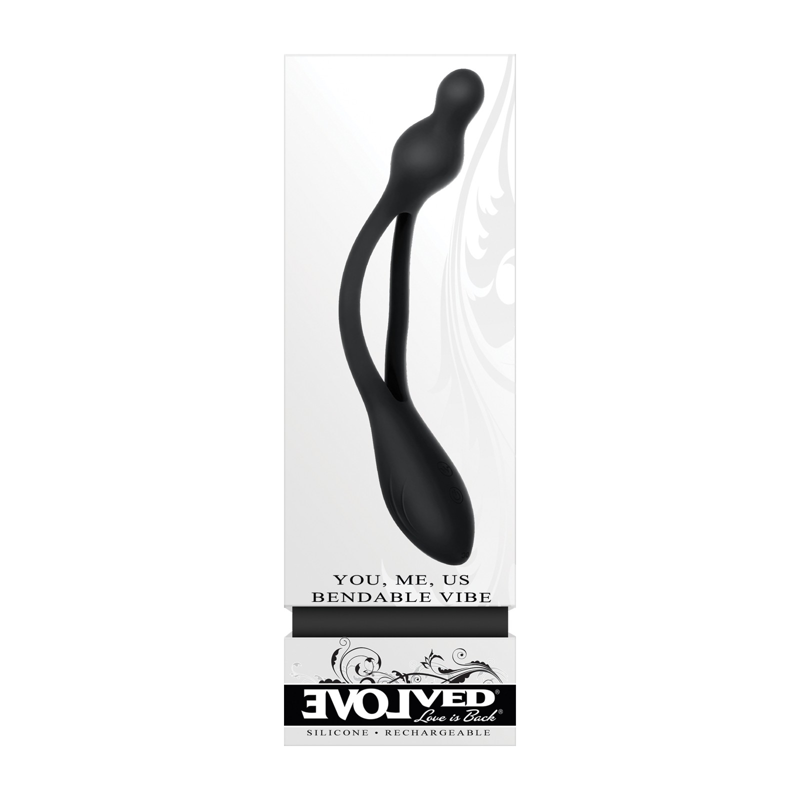 Vibrador Flexible Evolved You Me Us - Negro